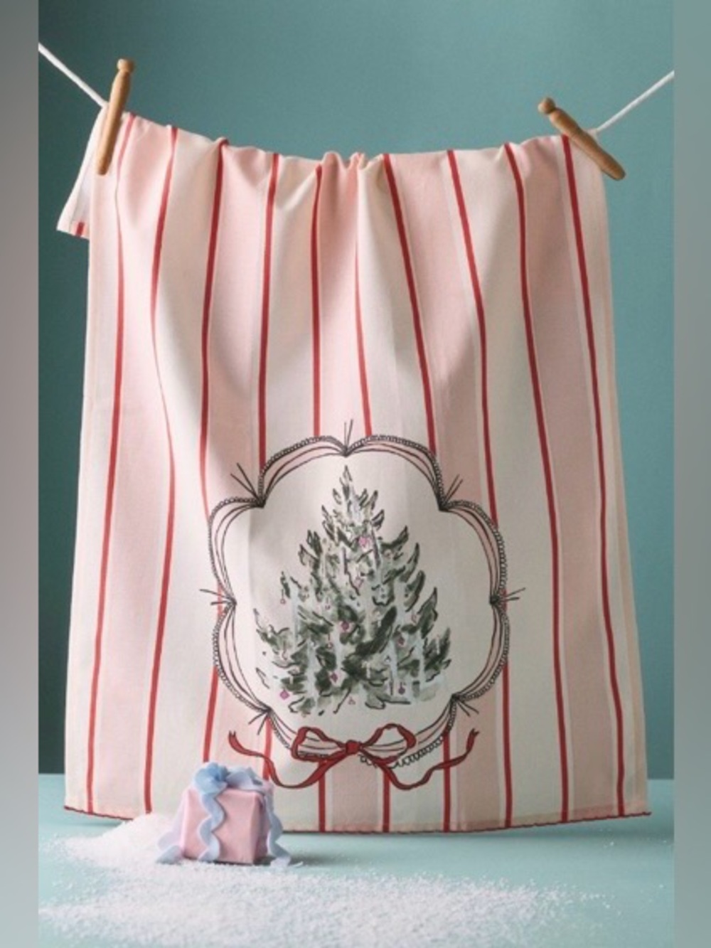 ▪️NWT Anthropologie Picture Perfect Tree Dish Towel